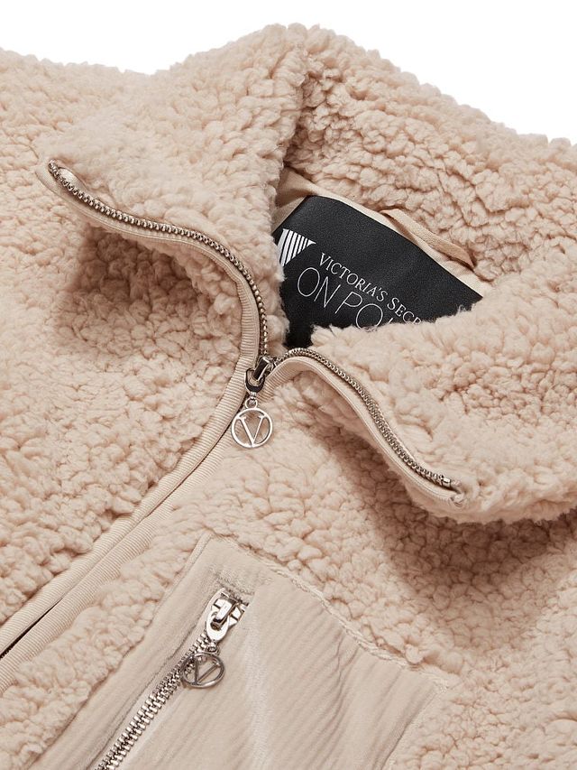 Victoria'S Secret Teddy Fleece Boyfriend Jacket | Bayshore Shopping Centre