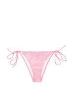Gingham Brazilian String Bikini Bottom