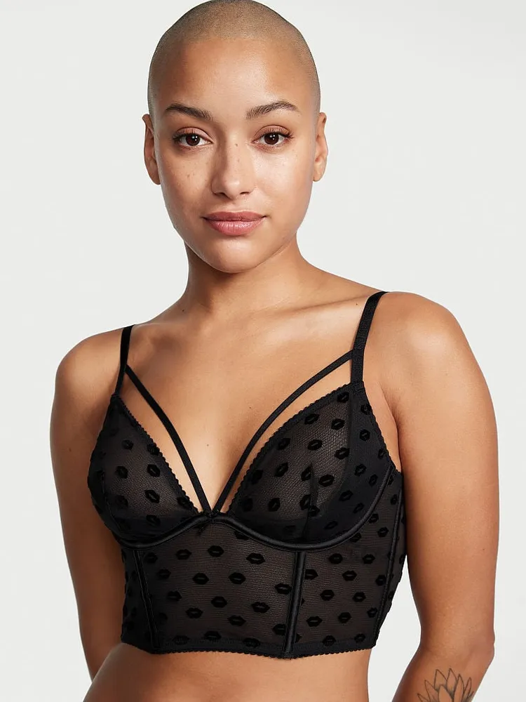Very Sexy Lips Quarter Cup Corset Top