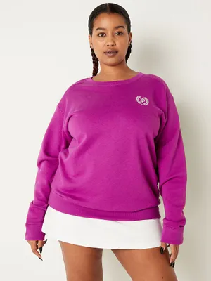 Fleece Crewneck Campus Sweatshirt