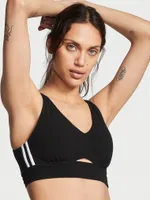 Cotton Cutout Longline Sports Bra