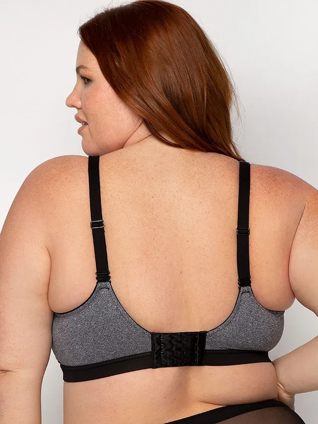 Plus Size - Happy Camper Low-Impact Wireless Longline Active Sports Bra -  Torrid