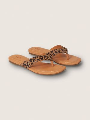 Tuolumne Leopard Flip Flop Sandal