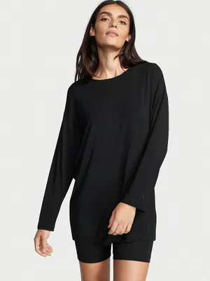 Modal Sleepshirt and Bike Shorts Set