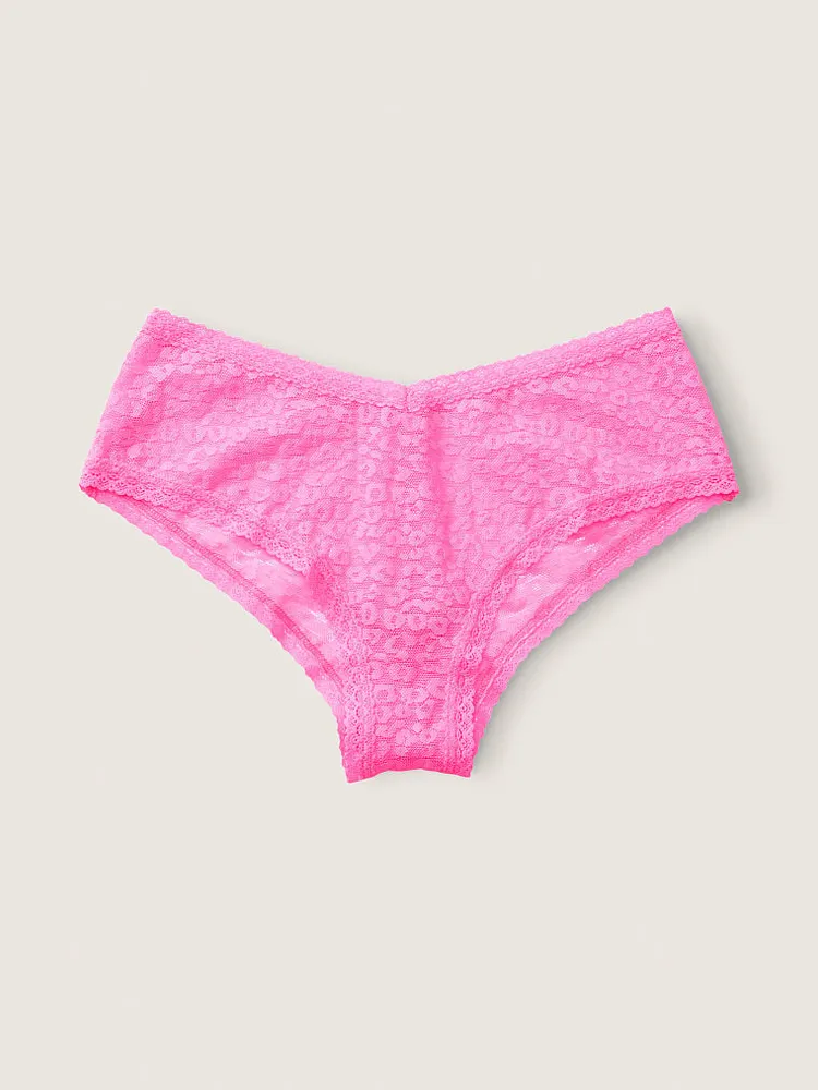 Pink Wear Everywhere Lace Thong Panty