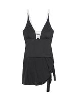 Ladder Front Shaper Swim Dress