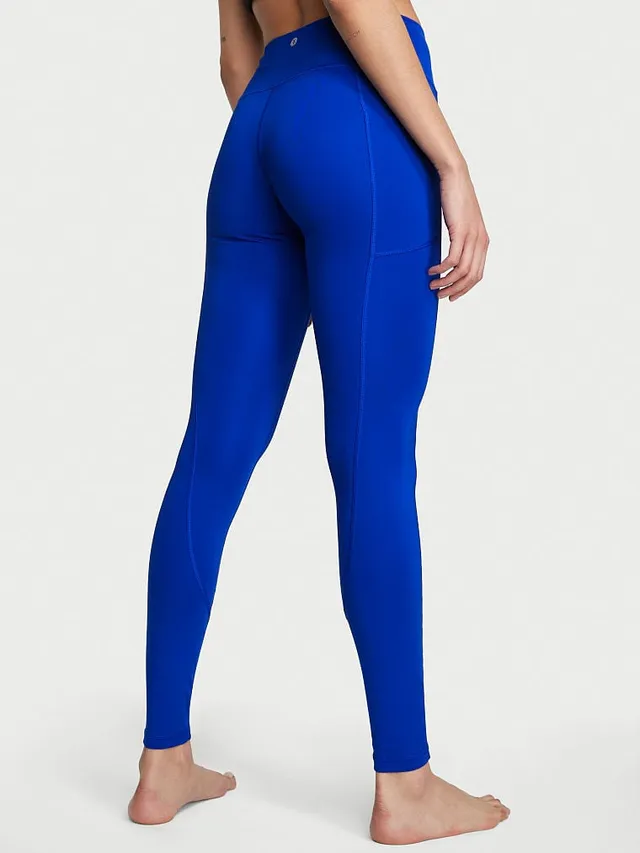 DryMove™ Pocket-detail Capri Sports Leggings - Navy blue - Ladies
