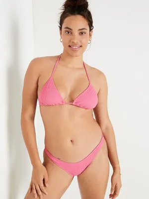 Crinkle Triangle Bikini Top