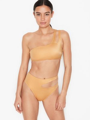 Lagos Cutout One-Shoulder Bikini Top