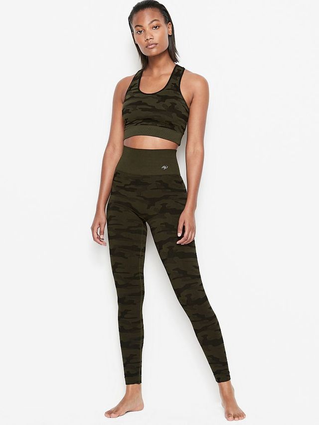 Sculpting High-Waisted Graphic Active Legging