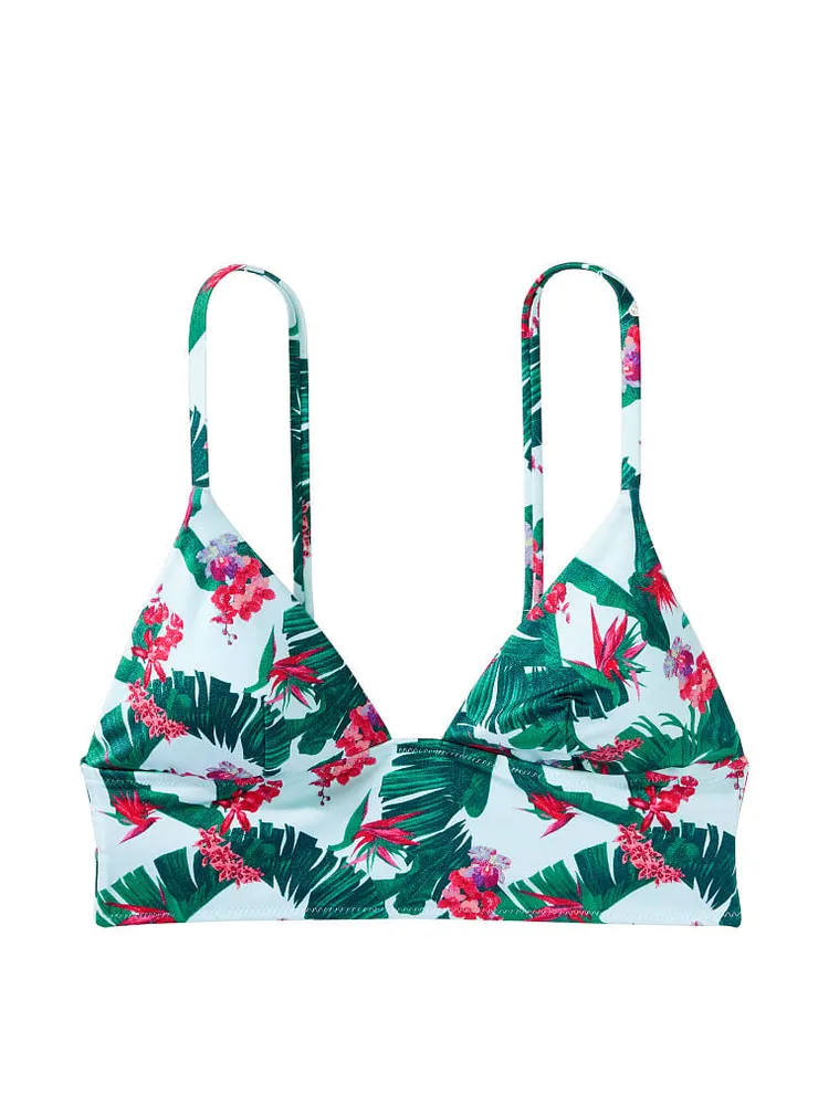 Aerie Seamed Longline Triangle Bikini Top