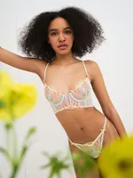 Pastel Papillon Longline Bra