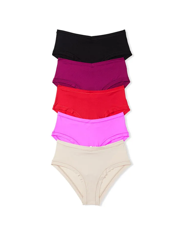 Pink 5-Pack Everyday Stretch Hipster Panties