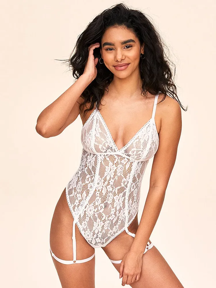 Butterfly Lace Teddy