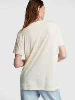Cotton Slub Short-Sleeve Campus T-Shirt