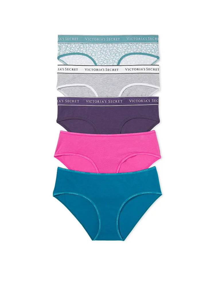 Hollister Gilly Hicks Lace-side No-show Hiphugger Underwear 5-pack