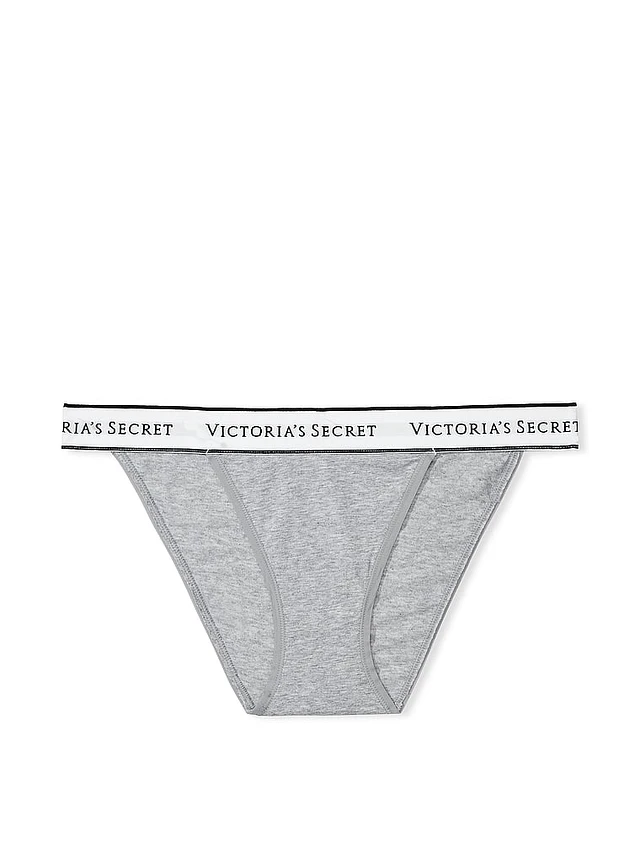 Logo Cotton Tanga Panty