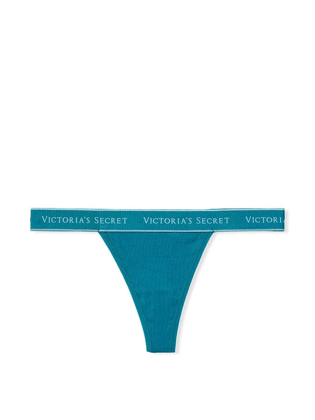 Victoria's Secret, Intimates & Sleepwear, Victorias Secret Seamless Logo Highleg  Brief Panty Heather Gray Large New