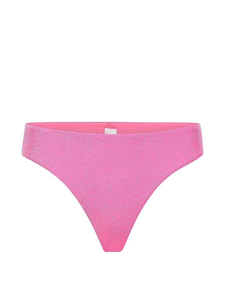 Sparkle Low-Rise Brief Bikini Bottom