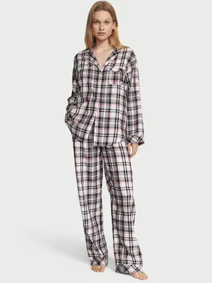 Flannel Long Pajama Set