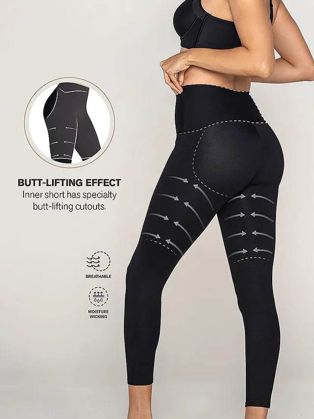 Leonisa Women's Mid-Rise Sculpting Butt Lifter Shaper Shorts - Macy's