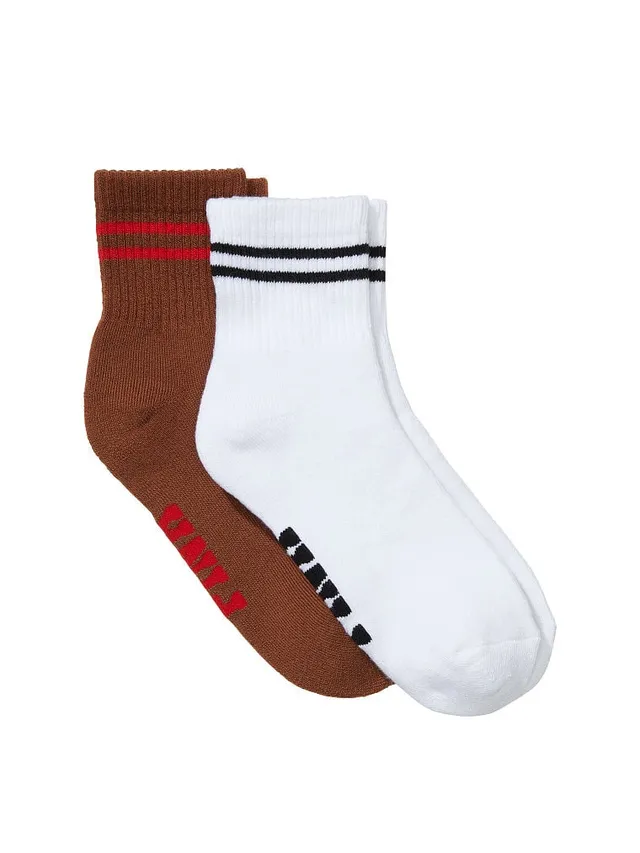 Odd Sox 3 Pack White Quarter Socks