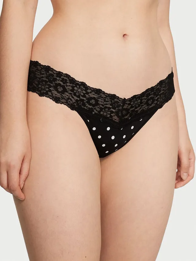 Fun & Flirty Lace-Trim Cheeky Panty