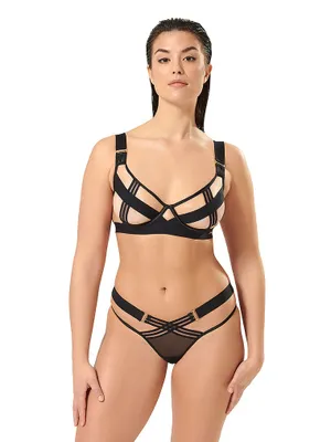 Sutton Underwire Open-Cup Bra