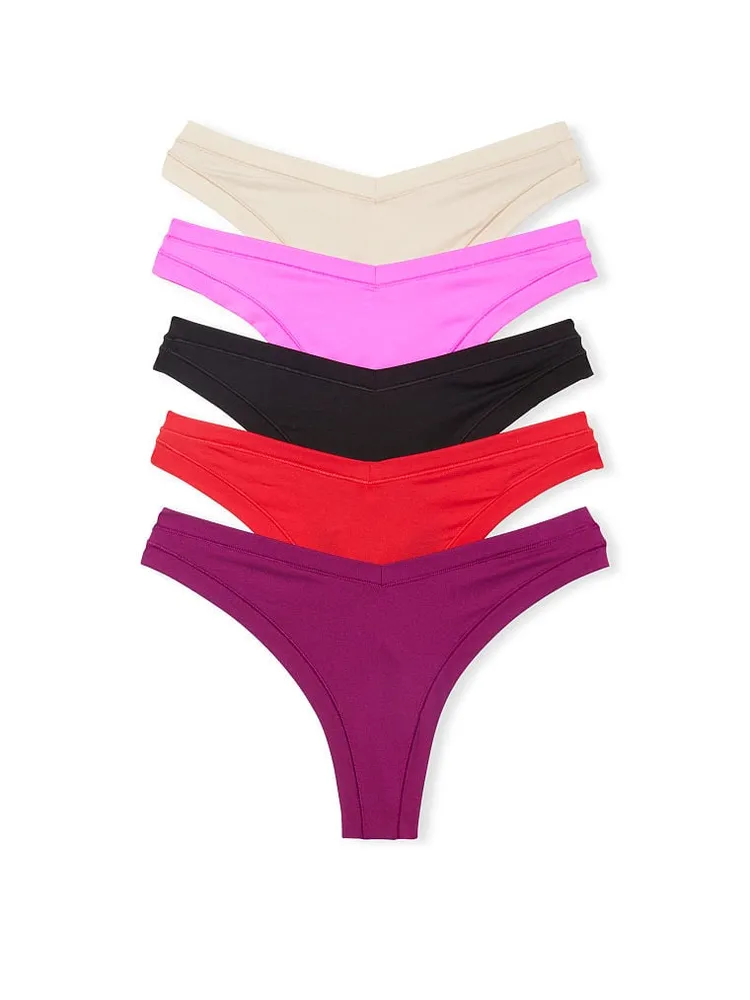 5-Pack Everyday Stretch Thong Panties
