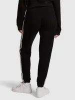 Reverse Fleece High-Waist Gym Pants