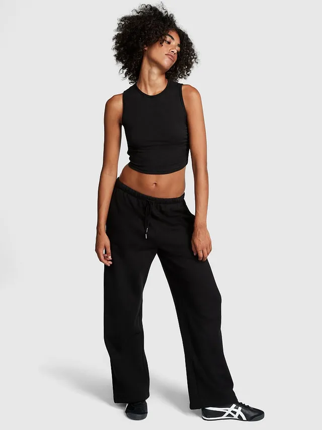 Willow & Root Textured Mesh Cropped Tank Top