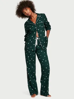 Flannel Long Pajama Set