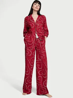 Flannel Long Pajama Set