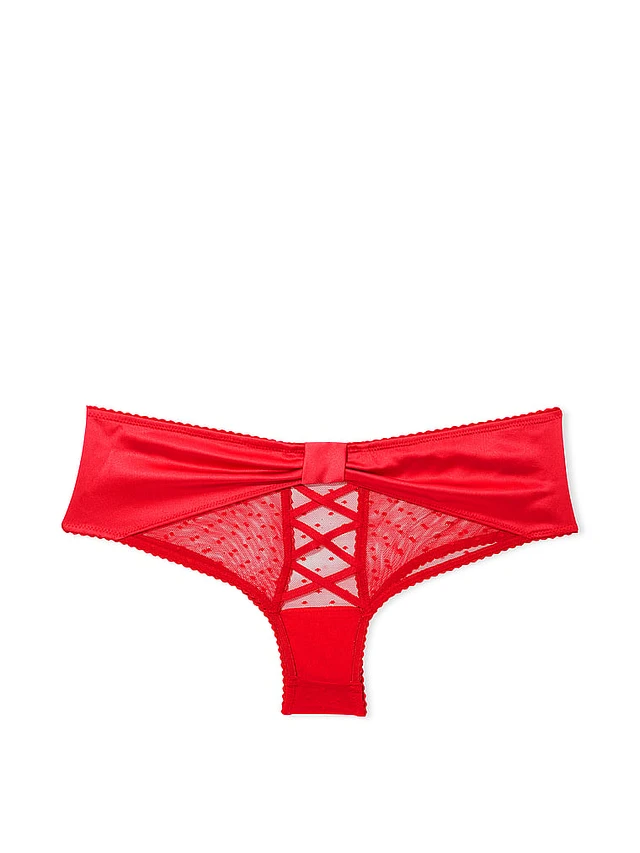 Open-Back Fishnet String Cheeky Panty