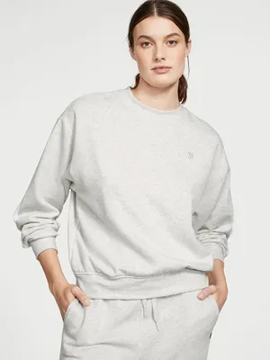 Cotton Fleece Crewneck Sweatshirt