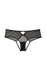 Fishnet Floral Cheeky Panty