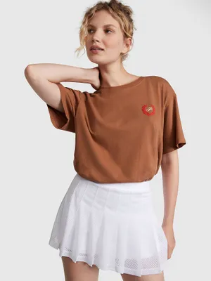 Cotton Short Sleeve Campus T-Shirt