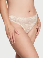 Lace-Back Thong Panty