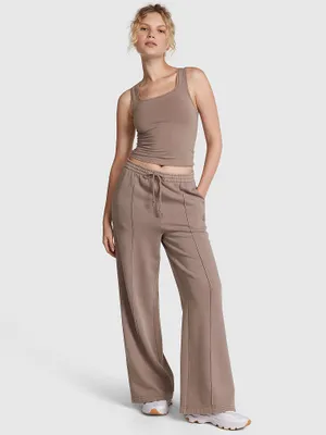 Premium Fleece Wide-Leg Pants