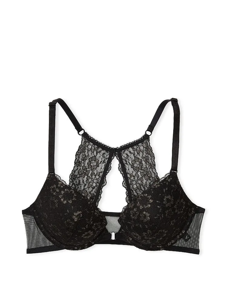 Sexy Tee Posey Lace Front-Close Push-Up Bra