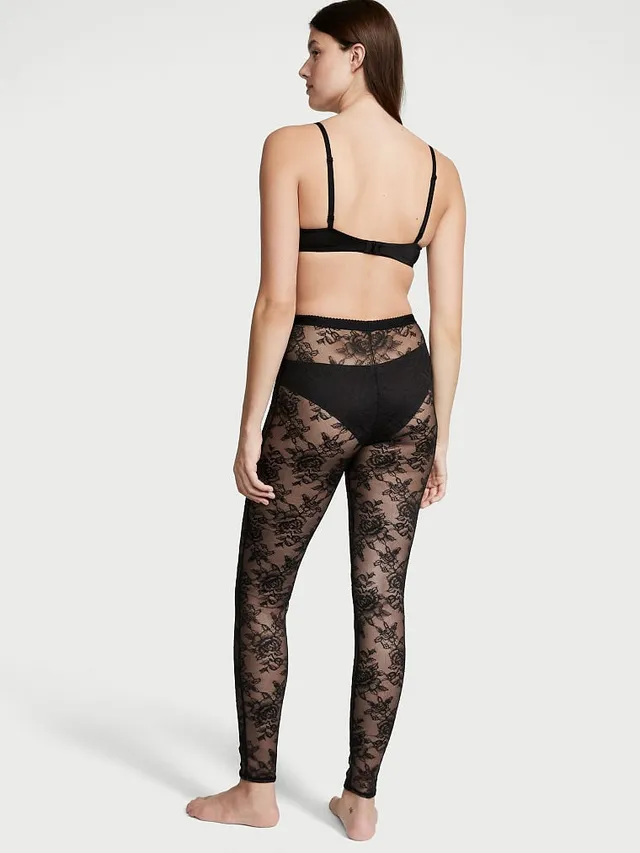 Zara Lace Leggings. Soft lace leggings. High rise.