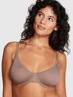 Base Cotton Scoop Unlined Underwire Bra