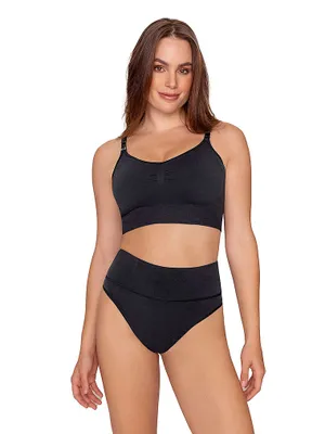 High-Waisted Seamless Shaper Thong Panty