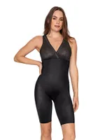 Targeted Compression Sculpting Mid-Thigh Bodysuit Shaper