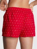 Flannel Boxy Pajama Shorts