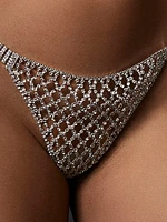 Elsa Diamond Lattice Thong