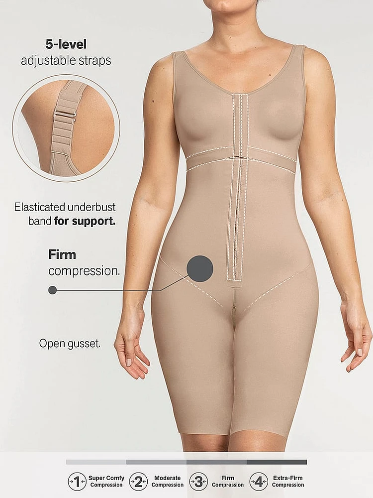 Sculpting Body Shaper with Built-In Bra