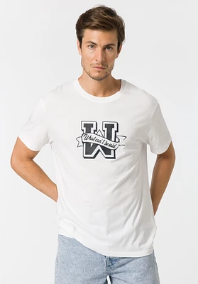 T-shirt com Estampado Frontal