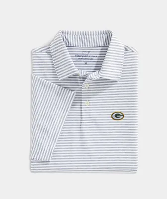 Green Bay Packers Winstead Stripe Sankaty Polo