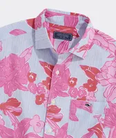 Kentucky Derby Stretch Poplin Short-Sleeve Roses & Posies Shirt